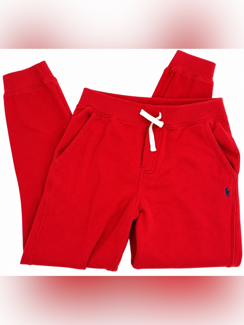 Polo by Ralph Lauren Red Kids Jogger Sweatpants 14-16